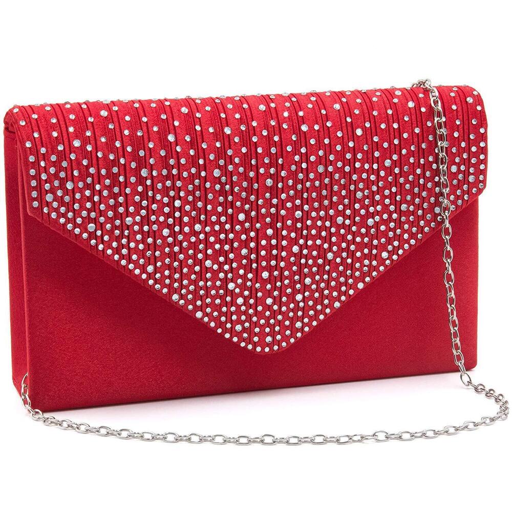 3773 Evening Bag , Glitter Rhinestone Wedding Evening Purse Crystal